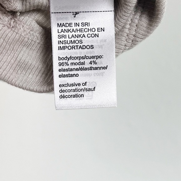 NWT Calvin Klein Pure Ribbed Cropped Tank Top in Cream - Picture 6 of 6